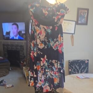 Floral Off-Shoulder Dress